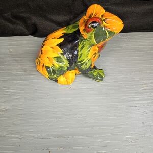 Colorful Frog Figurine